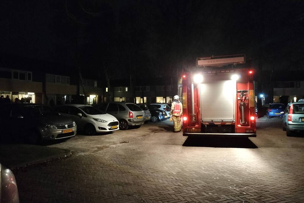 Brand in meterkast van woning