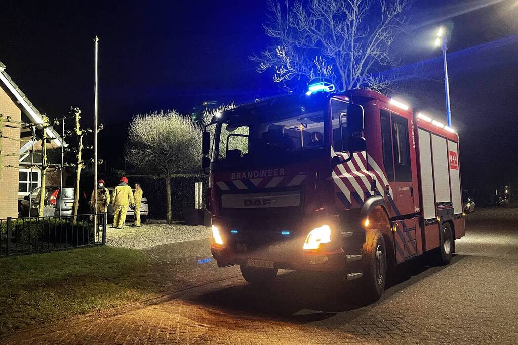 Brandweer ingezet na storing in pelletkachel