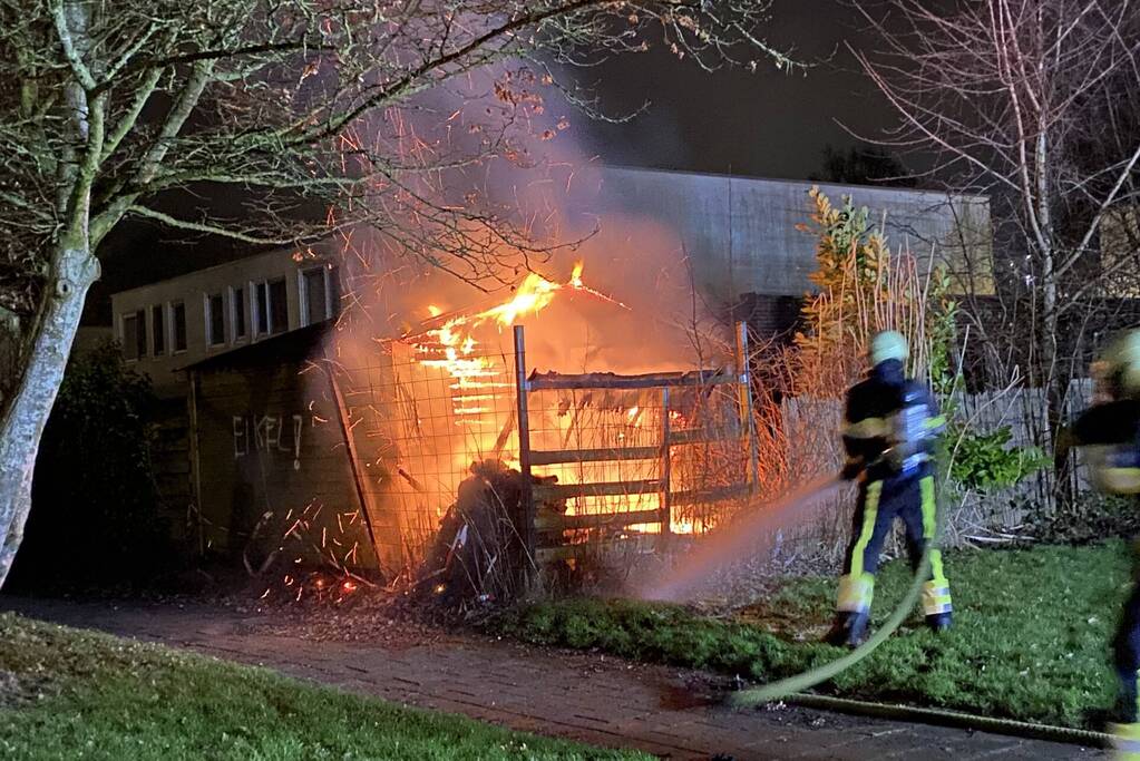 Wederom brand in dezelfde schuur