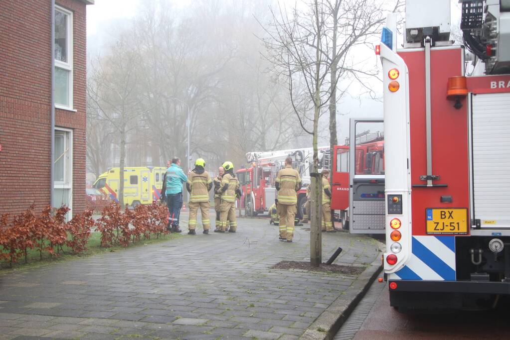 Brandweer ingezet voor rookontwikkeling Syndion woonlocatie