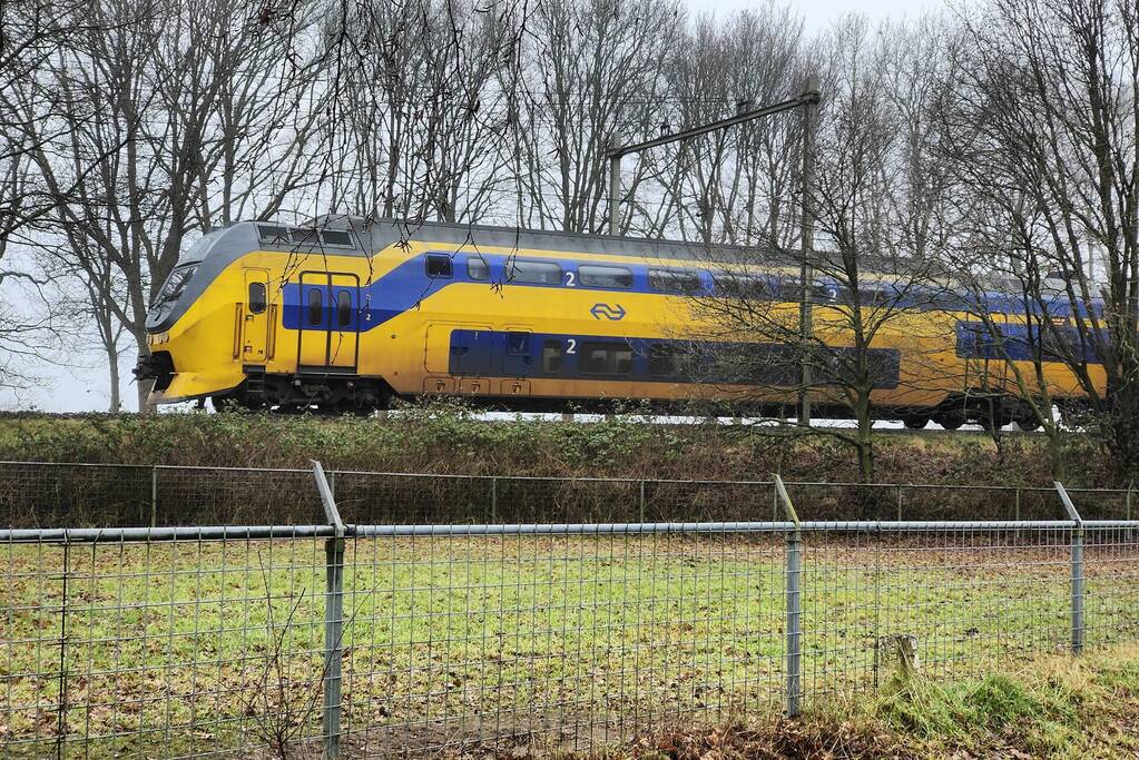 Treinverkeer gestremd na aanrijding