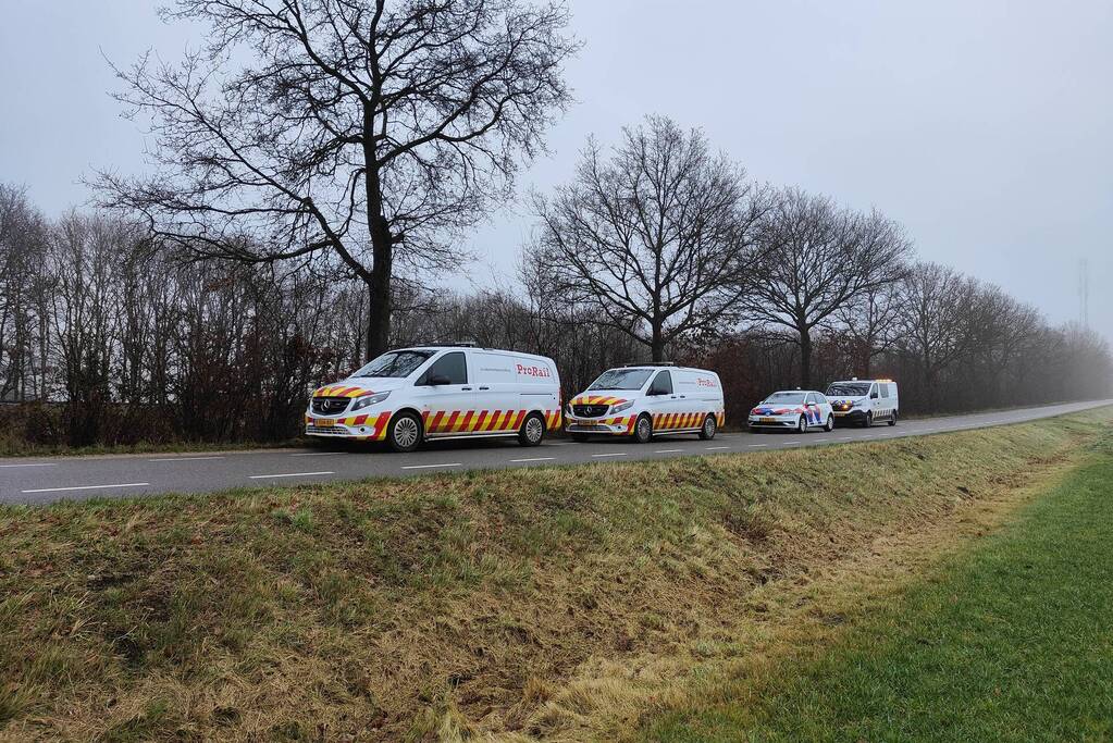 Treinverkeer gestremd na aanrijding