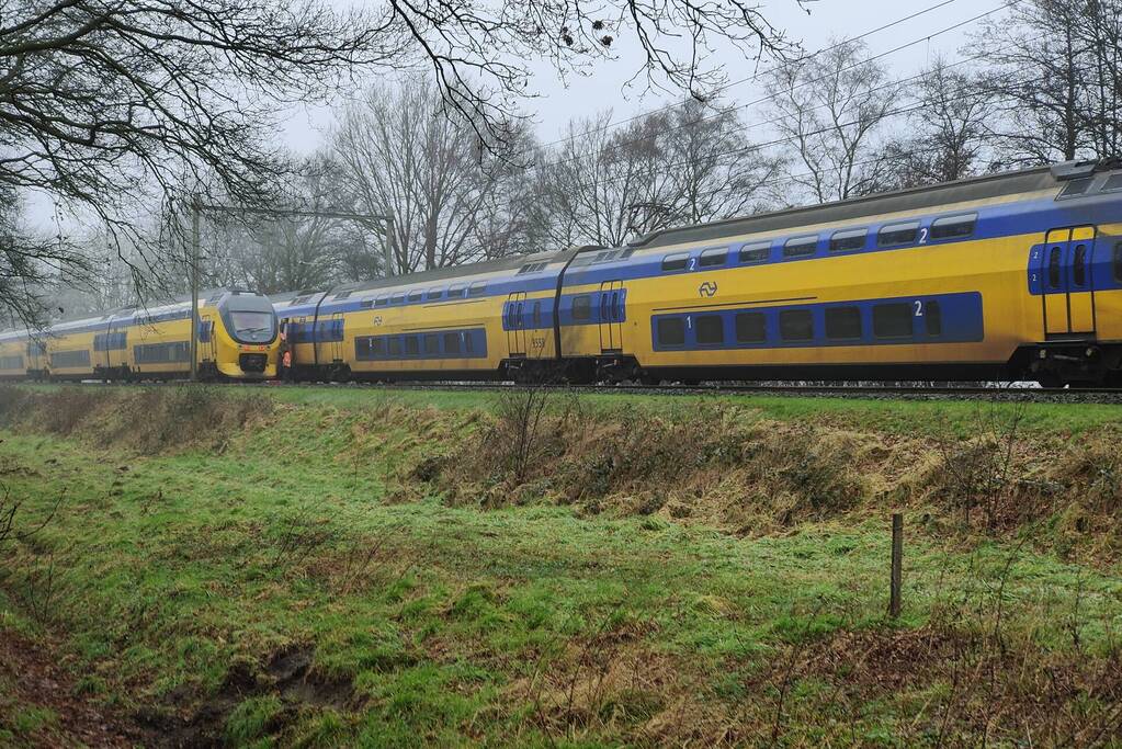 Treinverkeer gestremd na aanrijding