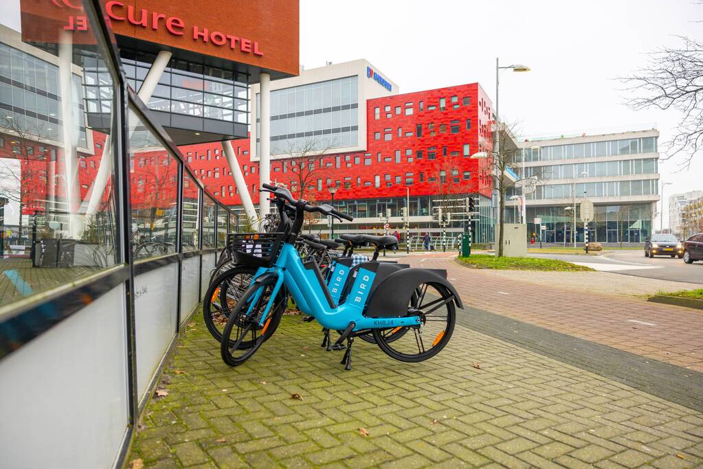 Go Sharing e-bikes klaar voor gebruik