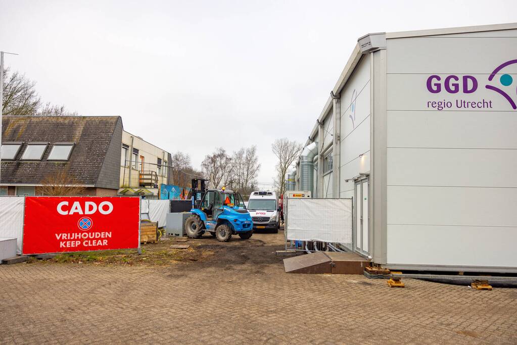 Laatste loodjes voor GGD XL test- en vaccinatielocatie