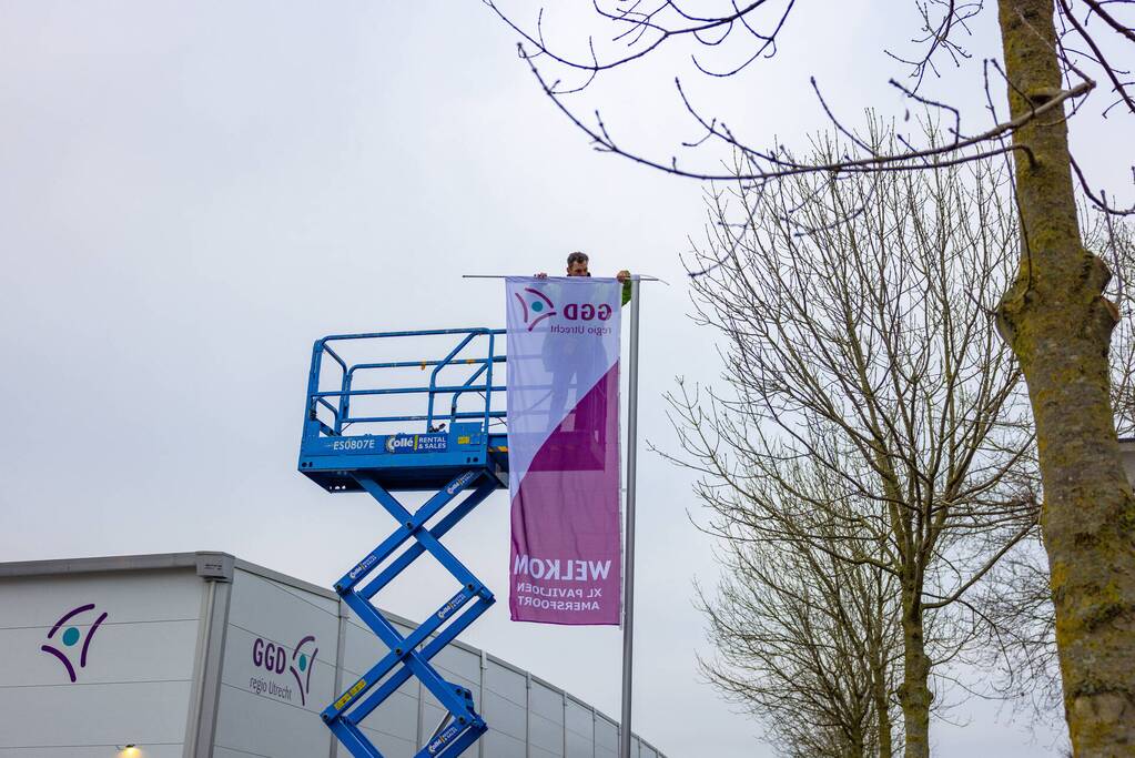 Laatste loodjes voor GGD XL test- en vaccinatielocatie