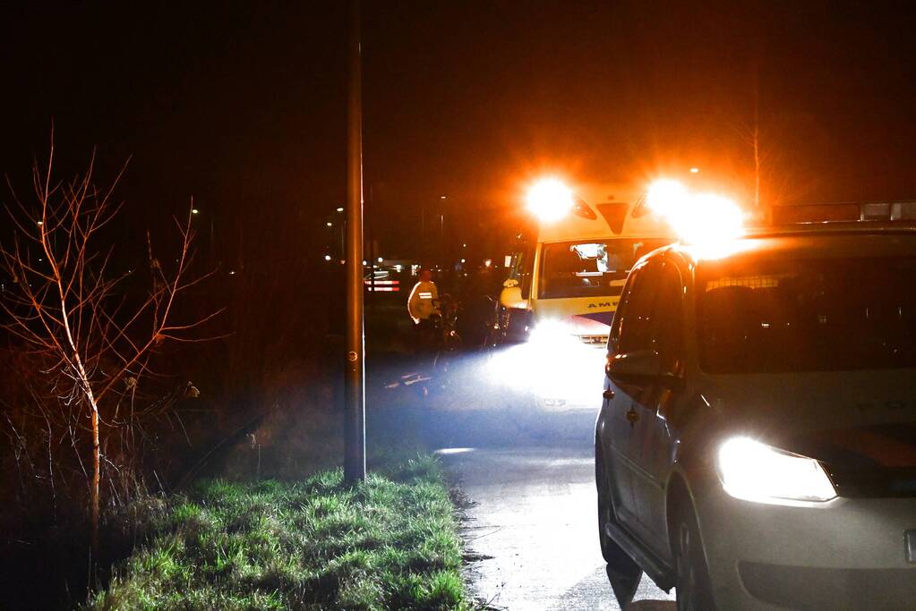 Fietser gewond na val