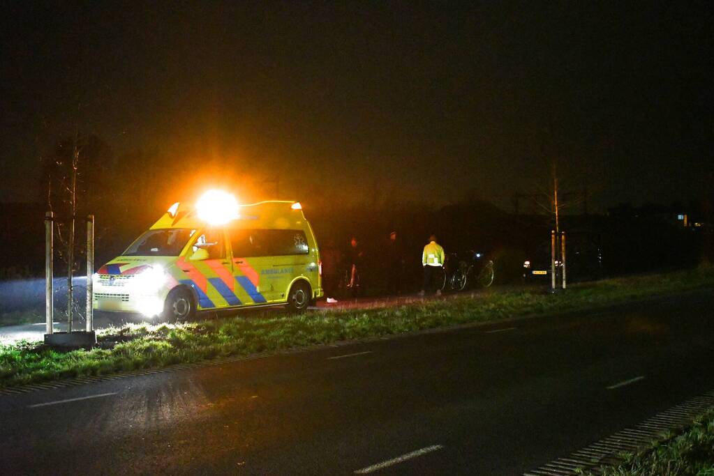 Fietser gewond na val