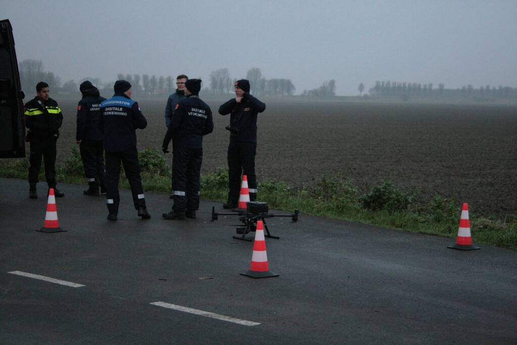 Droneteam zoekt naar vermiste vrouw
