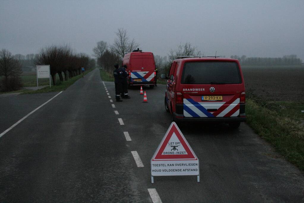 Droneteam zoekt naar vermiste vrouw