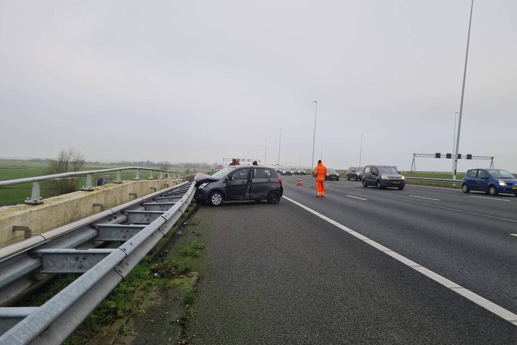 Schade bij ongeval op snelweg