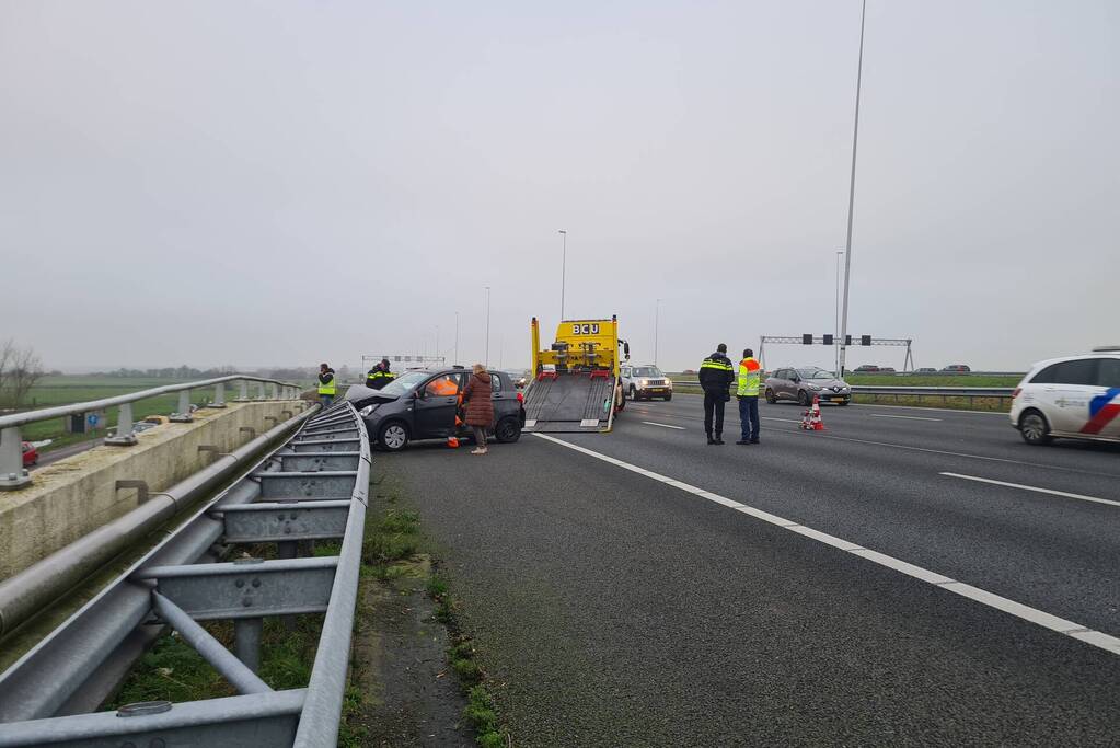 Schade bij ongeval op snelweg