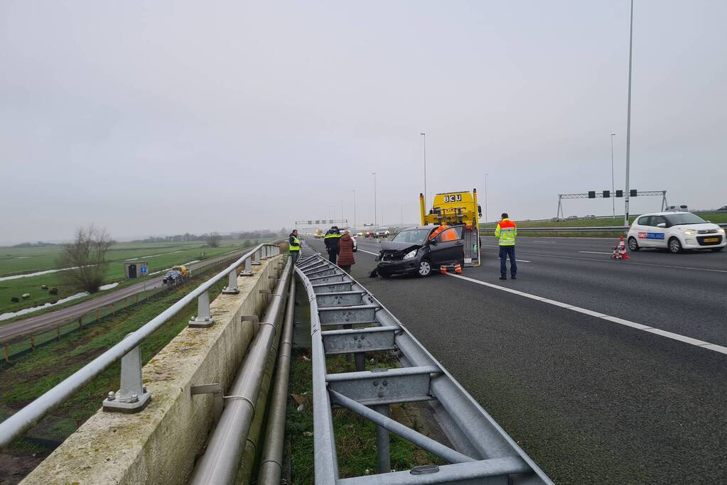 Schade bij ongeval op snelweg