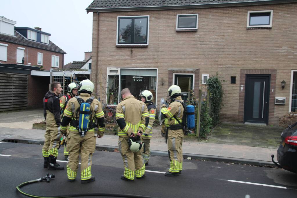 Brandweer ingezet voor gaslekkage