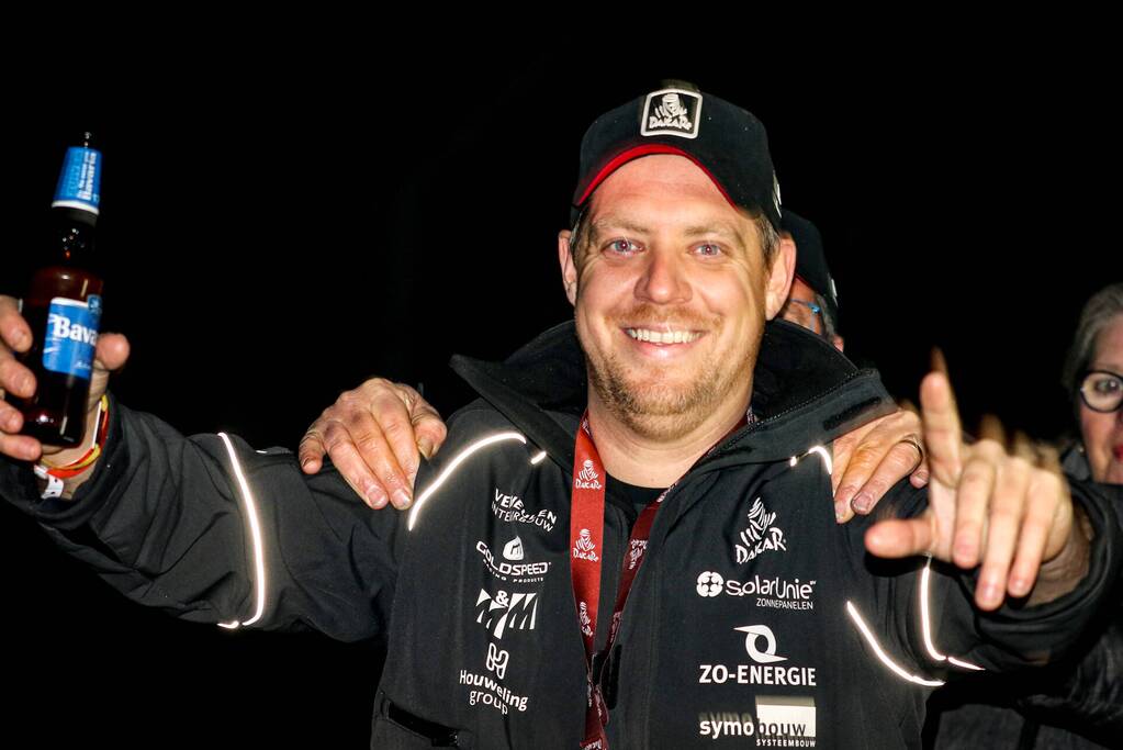 Jeffrey Otten thuis onthaald na Dakar rally