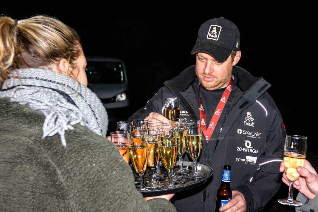 Jeffrey Otten thuis onthaald na Dakar rally