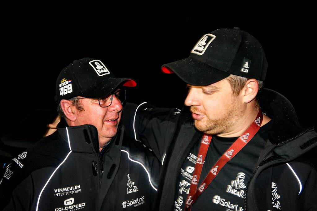 Jeffrey Otten thuis onthaald na Dakar rally