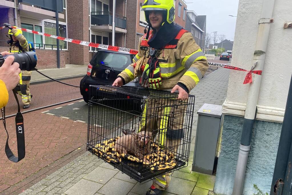Gaslekkage ontstaan tijdens werkzaamheden