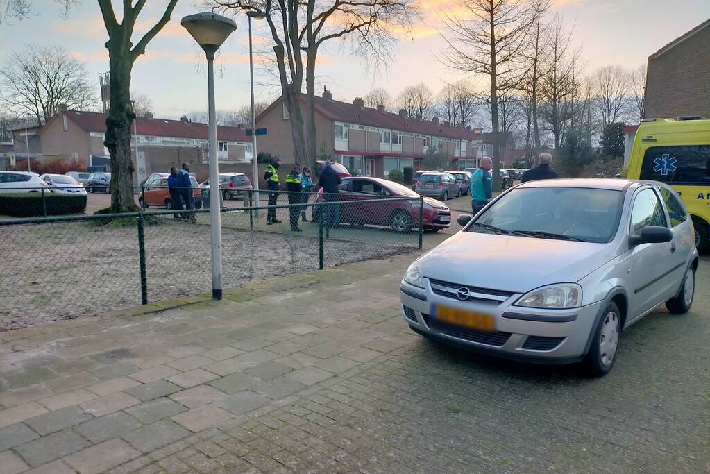 Botsing tussen twee auto's