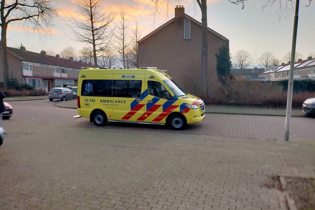 Botsing tussen twee auto's