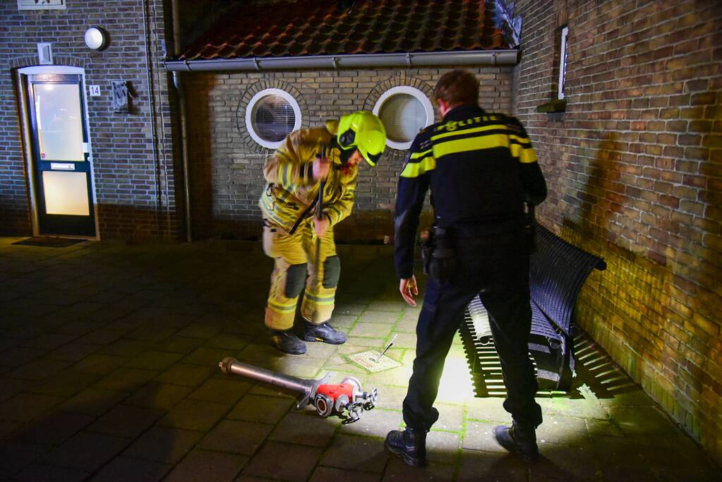 Schoorsteenbrand in woning