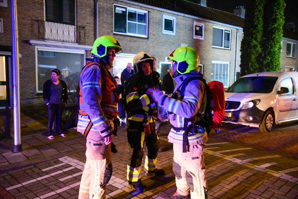 Schoorsteenbrand in woning