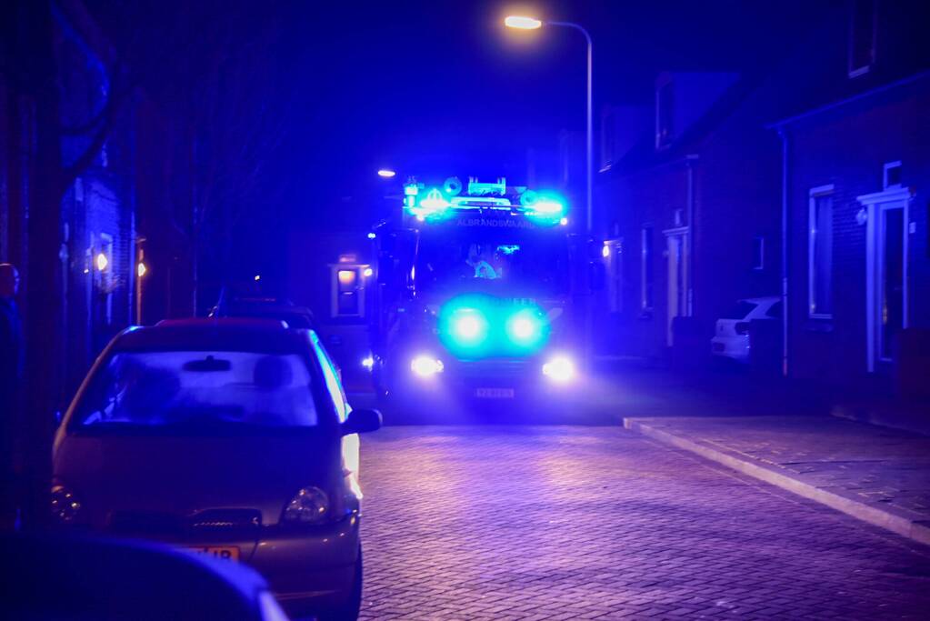 Schoorsteenbrand in woning