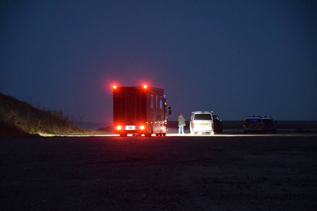 Politie doet groot onderzoek op terrein