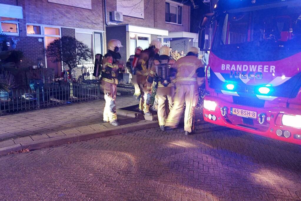 Woning geventileerd na brand