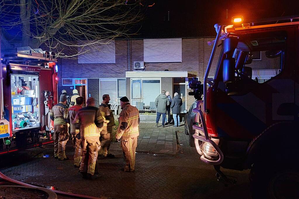 Woning geventileerd na brand