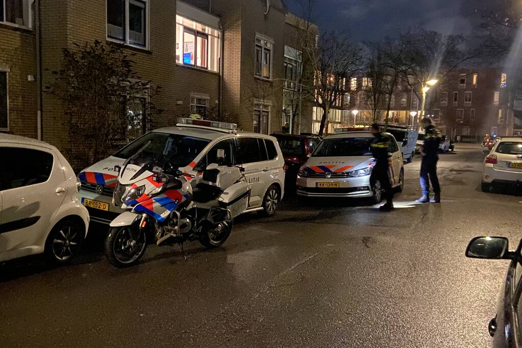 Politie met veel eenheden ingezet