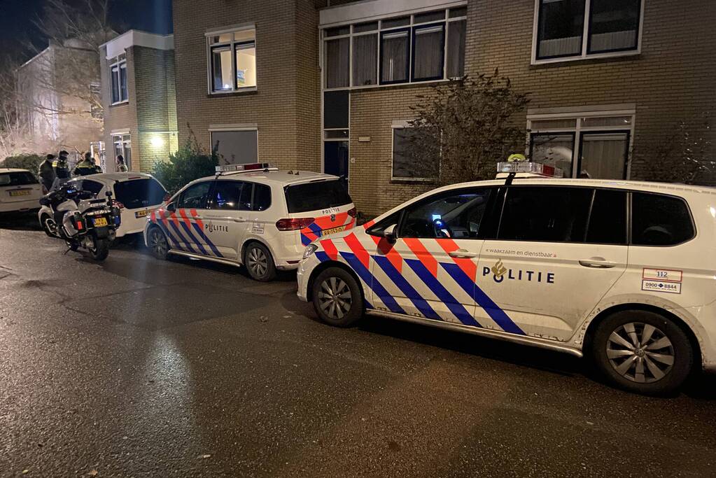 Politie met veel eenheden ingezet