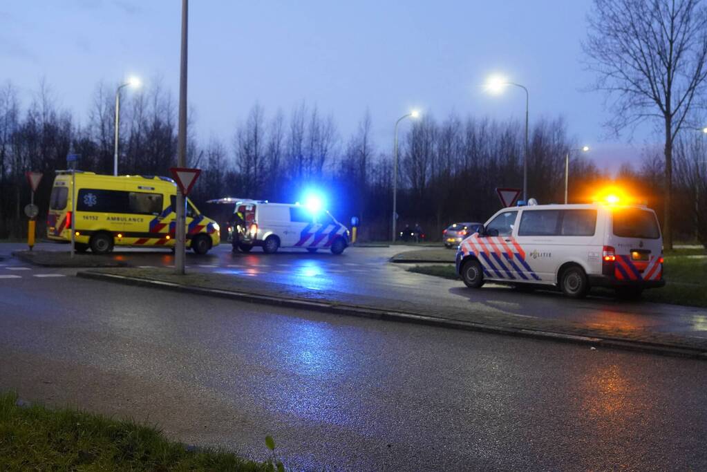 Scooterrijder ernstig gewond op fietspad