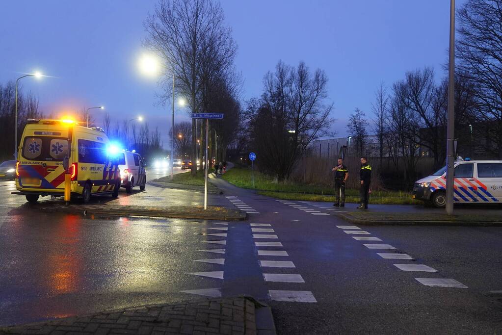 Scooterrijder ernstig gewond op fietspad