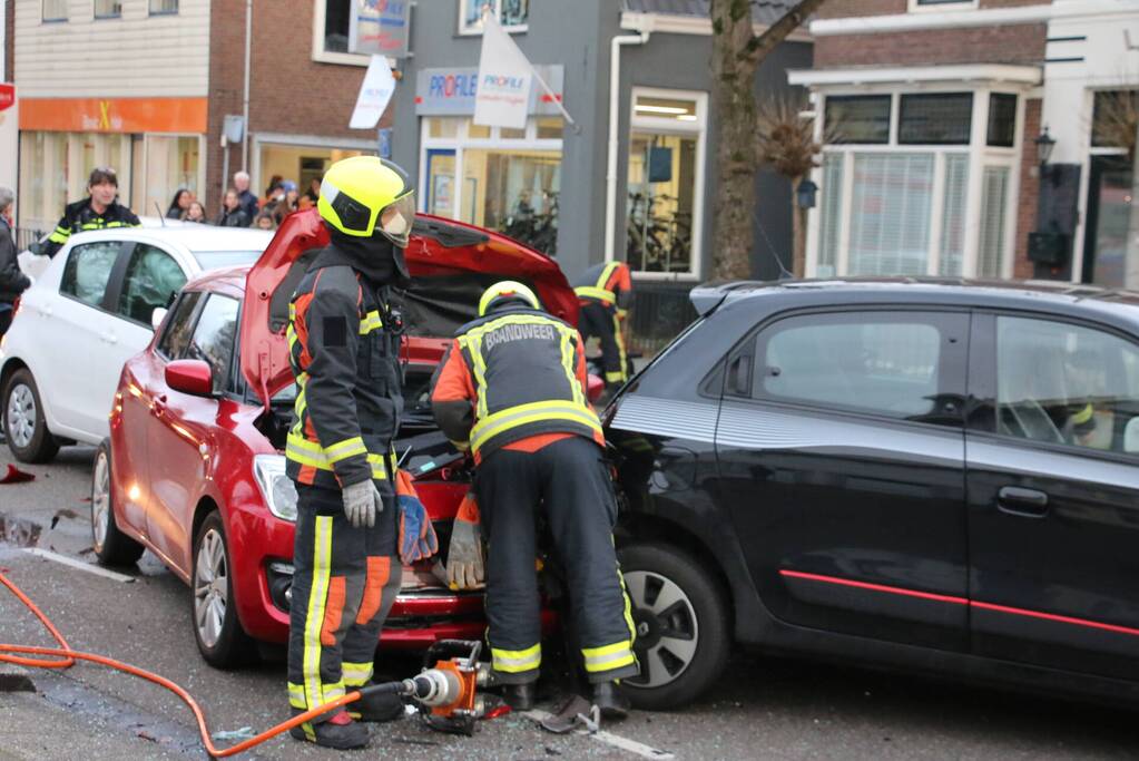 Flinke schade na kettingbotsing