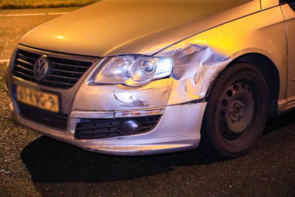 Afrit afgesloten door ongeval tussen meerdere voertuigen