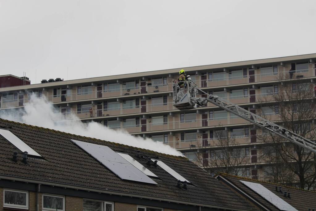 Uitslaande brand in woning
