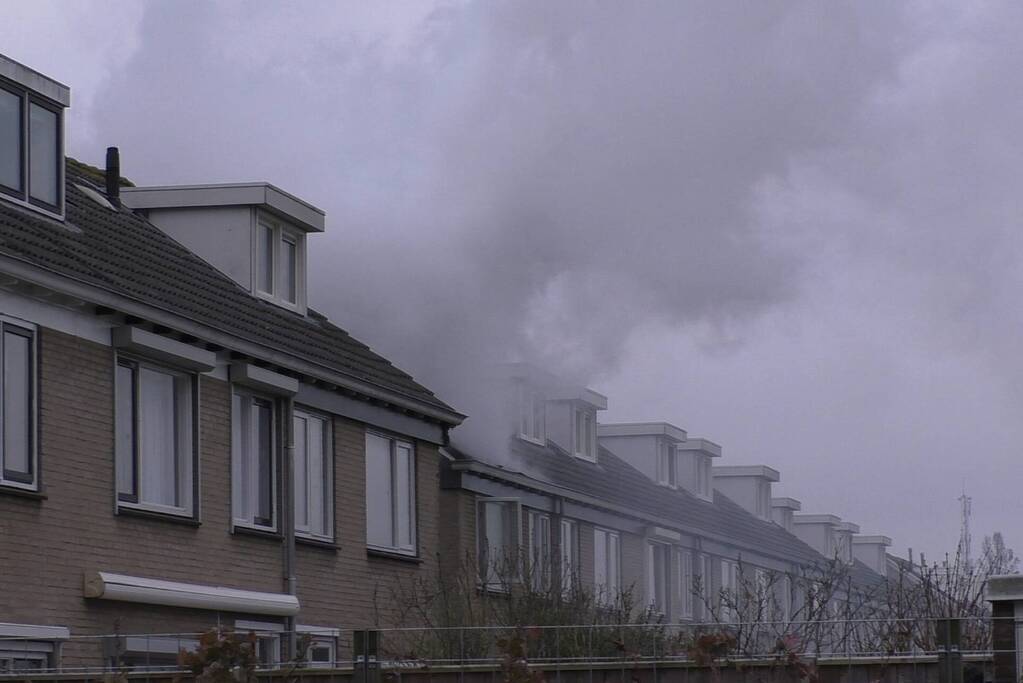 Uitslaande brand in woning