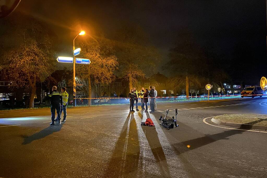 Politie zet kruispunt af door ernstig ongeval