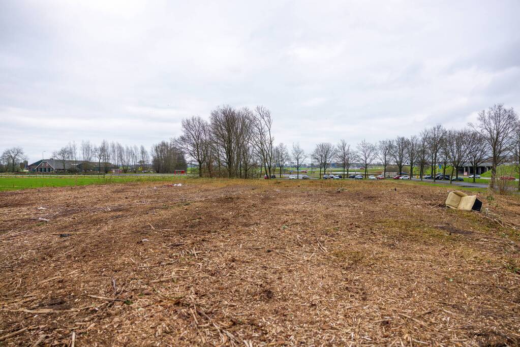 Kaalslag in beruchte bosgebied carpoolplaats Bunschoten