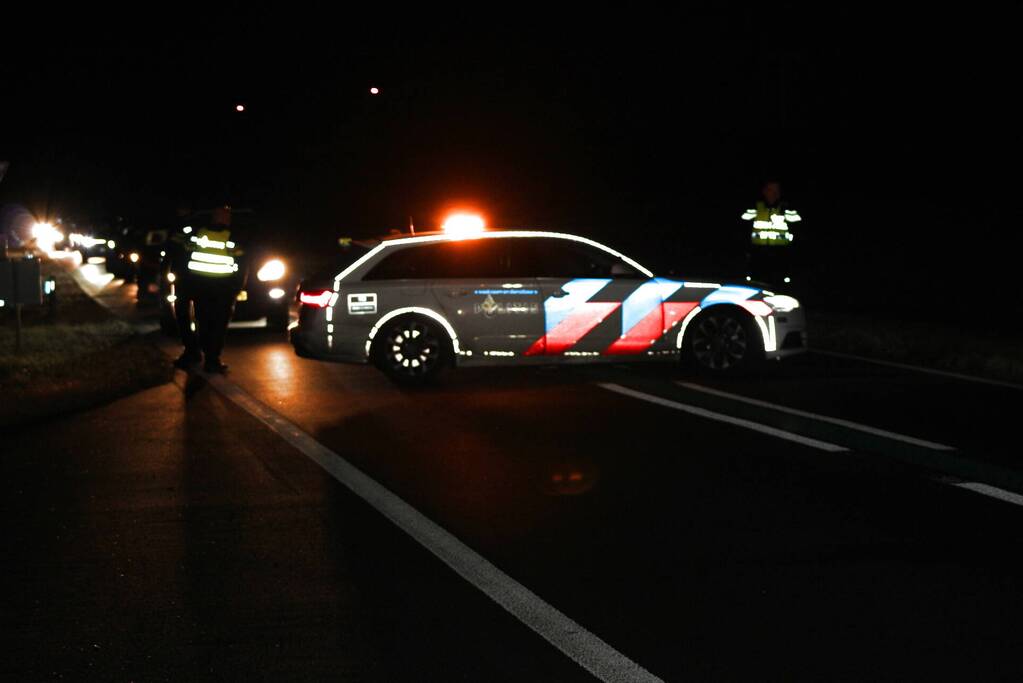 Auto verwoest door brand