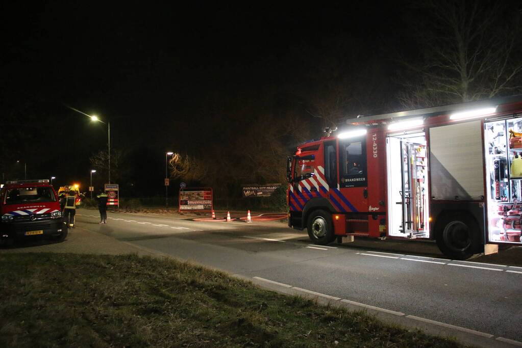 Grote uitslaande brand in bedrijfspand