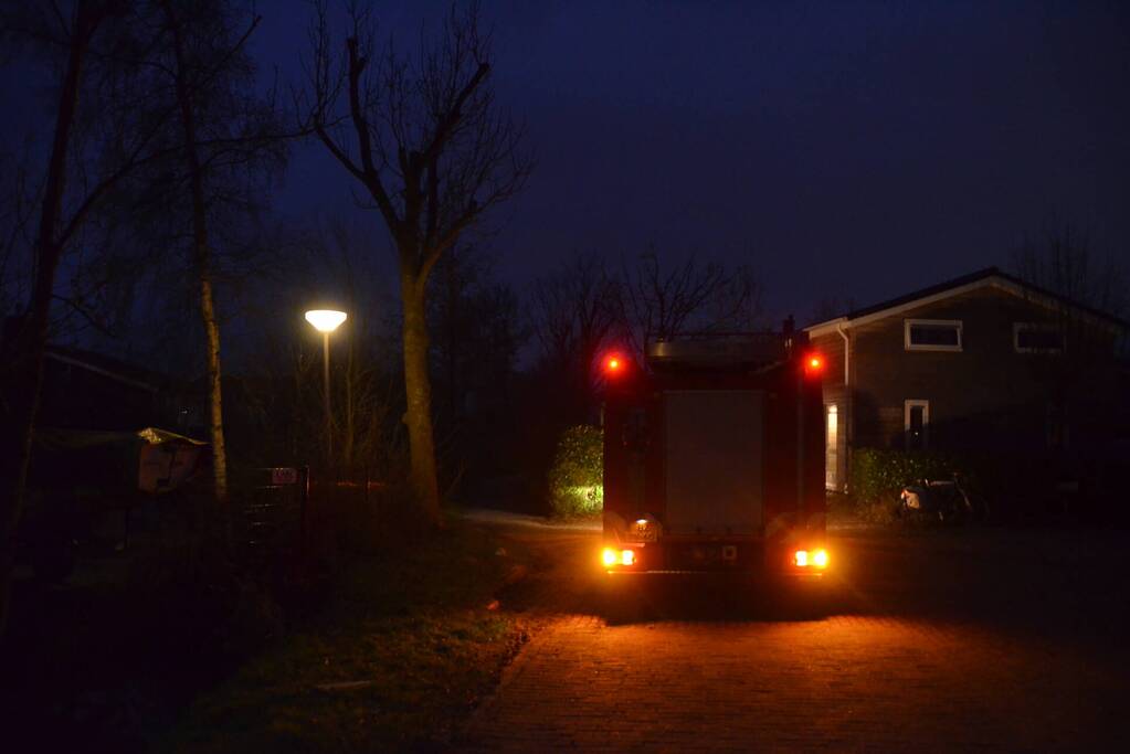 Zeilboot volledig uitbrand