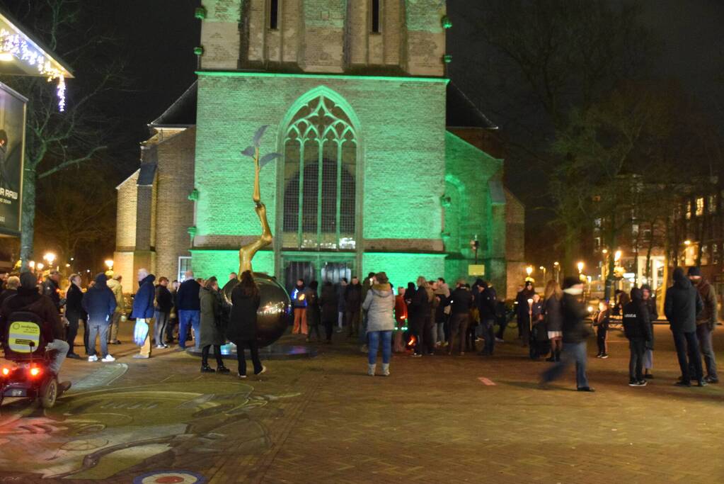 Fakkeltocht tegen coronamaatregelen