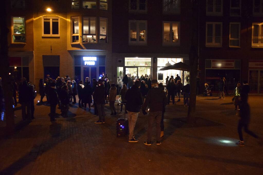 Fakkeltocht tegen coronamaatregelen