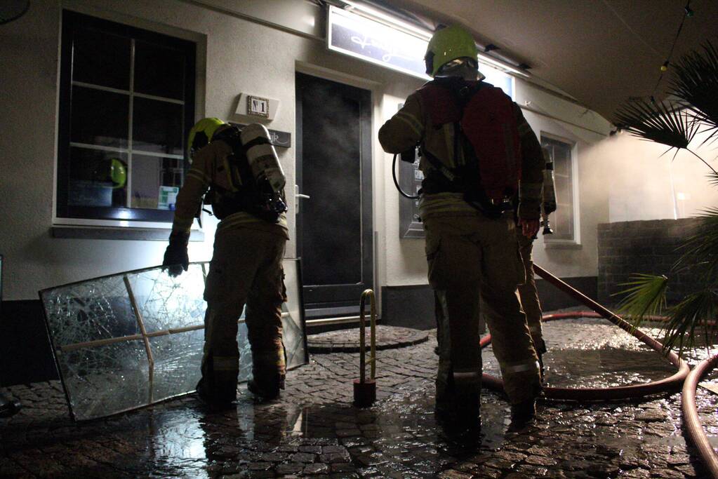 Uitslaande brand in restaurant