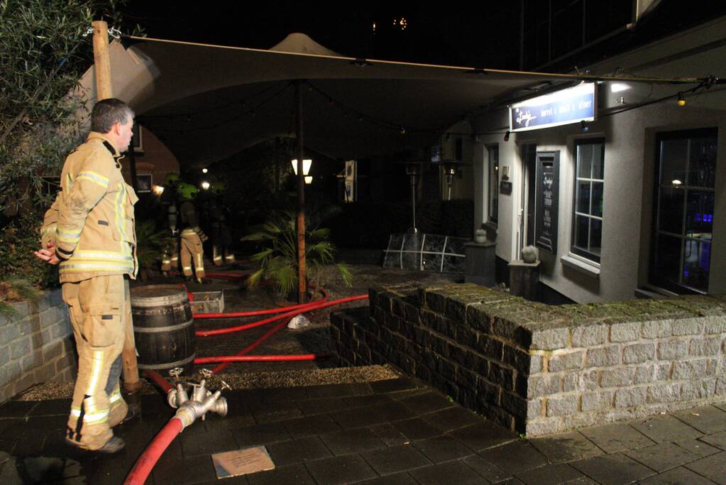 Uitslaande brand in restaurant