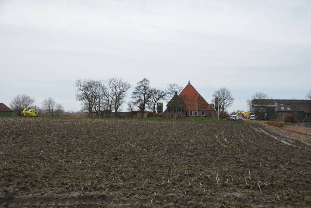 Traumateam ingezet bij val van hoogte