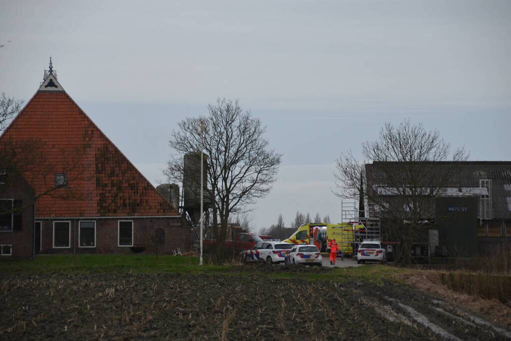 Traumateam ingezet bij val van hoogte