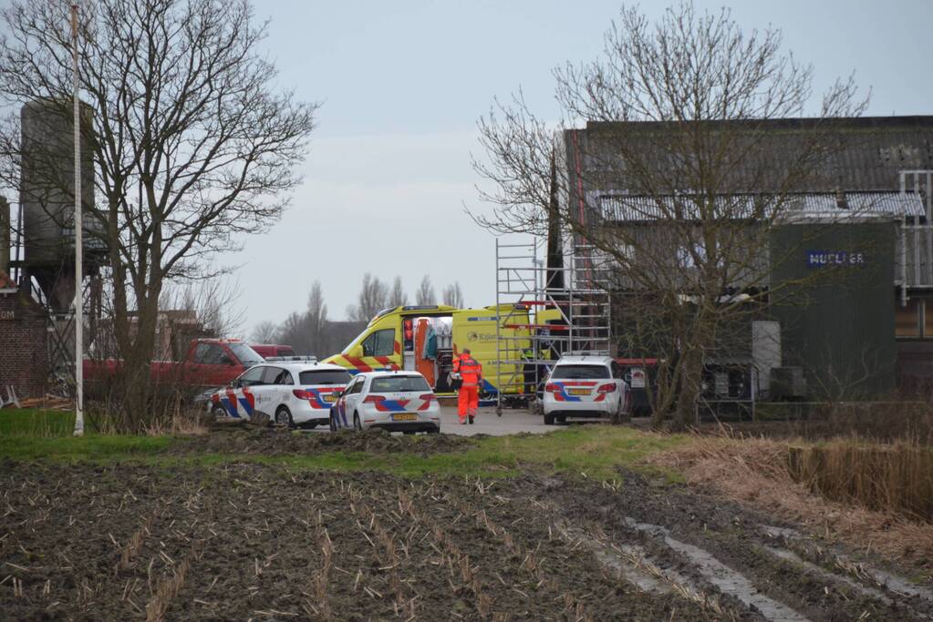 Traumateam ingezet bij val van hoogte